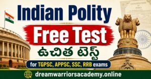 Indian Polity Free Test in Telugu
